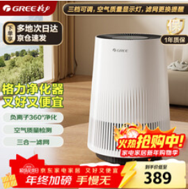 格力（389积分）空气净化器