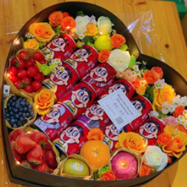 旺仔牛奶零食花束（248积分）