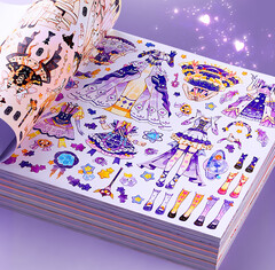 亲巴贝换装贴纸书（28积分）