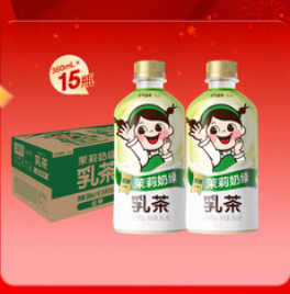 元气森林出品乳茶茉莉奶绿口味新品（74积分）