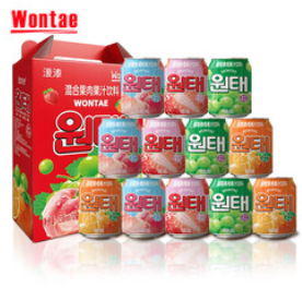 WONTAE韩国风味果汁饮料多口味（59积分）