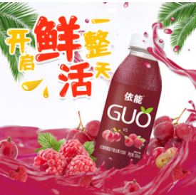 依能GUO 红葡萄+覆盆子混合味饮料（43积分）