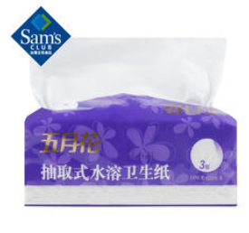 五月花 抽取式卫生纸 24包（83积分）