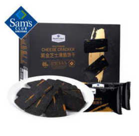 MEMBER'S MARK 黑金芝士薄脆饼干（9积分）